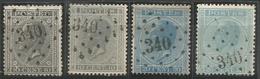 BELGIQUE - Oblitération(s) LP340 SPA - Postmarks - Points