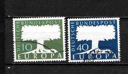 LOTE 2055 /// ALEMANIA FEDERAL  YVERT Nº: 140/141  ¡¡¡ OFERTA - LIQUIDATION !!! JE LIQUIDE !!! - 1957