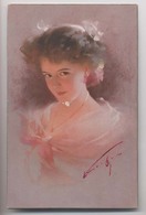 Illustrateur Ludwig KNOEFEL - 1910 - Jeune Femme  - Beau Visage - Nice Young Lady - Knoefel, Ludwig