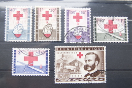 Série Complète "Au Profit De La Croix-rouge" (COB/OBP 1096/1101, Obl). 1959 - Used Stamps