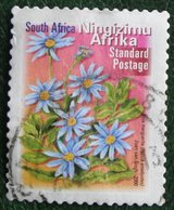 FLOWERS BLUE MARGUERITE  Flower Fleur Blumen 2000 Mi - Y&T - Used Gebruikt Oblitere SUD SOUTH AFRICA RSA - Oblitérés