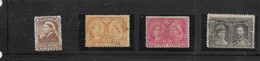 4 TIMBRES ANCIENS  CANADA - ...-1851 Préphilatélie