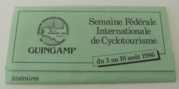 Semaine Fédérale Cyclotourisme Guimgamp 1986 Bibendaum O'galop Cyclisme Michelin - Cycling