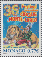 MONACO 2011, Circus Monte Carlo, Michel 3066 MNH 26770 - Cirque