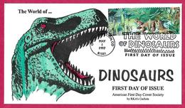 USA (1997) - Grand Junction, Co - Le Monde Des Dinosaures / World Of Dinosaurs : Opisthias. Prehistoric Reptile. FDC. - Prehistóricos