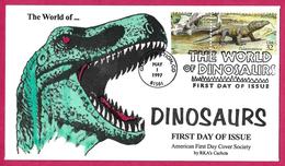 USA (1997) - Grand Junction, Co - Le Monde Des Dinosaures / World Of Dinosaurs : Palaeosaniwa. Prehistoric Reptile. FDC. - Prehistóricos