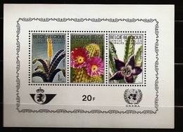 Belgique 1965 N° BF 38 ** Floralies, Fête, Fleurs, Gant, Palestine, Echinocactus, Stapelia, Plante Tropicale, Cactus - Blokken 1962-....