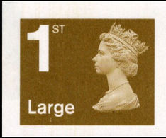 GREAT BRITAIN Machin 1stCl.L IMP TRIAL PRINT - Prove & Ristampe