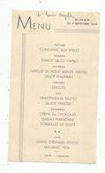 Menu , Diner Du 9 Septembre 1946 , Frais Fr 1.45 E - Menus