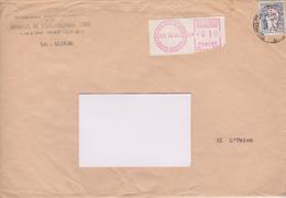 FRANCE, Vignette Type Montgeron De TOULOUSE ST MICHEL, Sur Lettre 1966 - 1969 Montgeron – Papel Blanco – Frama/Satas