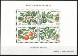Principato Monaco 1996 Sc. 1775 Le Quattro Stagioni Dell' Arancio Sheet Perf. MNH - Neufs