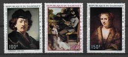 DAHOMEY  - TABLEAUX  - POSTE AERIENNE YT 117/119 ** MNH - COTE 2006 = 8.6 EUR. - Benin – Dahomey (1960-...)