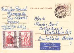 POLAND - AIR MAIL POSTCARD 1960 - WETZLAR/GERMANY  /ak1032 - Briefe U. Dokumente