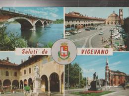 VIGEVANO VEDUTE  PANORAMA-VIAGGIATA NO--1975-FG-MT.3900 - Vigevano