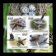 Togo 2020 Mih. 11124/27 Fauna. Birds. Cuckoos MNH ** - Togo (1960-...)