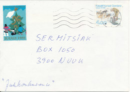 Greenland Cover Nuuk 9-12-1991 Also With A Christmas Seal - Briefe U. Dokumente