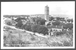 Nederland Holland Pays Bas Terschelling Zwart - Wit Mooi Panorama Met Brandaris - Terschelling