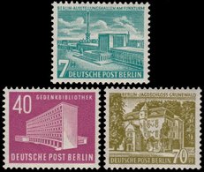 ✔️ West Berlin 1954 - Berliner Bauten - Mi. 121/124 ** MNH - €130 - Ongebruikt