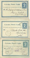 THREE ITEMS OF CANADIAN VICTORIAN POSTAL HISTORY - 1870's/1880's - IN VERY GOOD CONDITION - 1860-1899 Reign Of Victoria