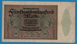 DEUTSCHES REICH 500000 Mark	01.05.1923	# 16AB.059651  P# 88b - 500.000 Mark