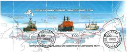 Russia 2008 .  International Polar Year. S/S Of 3v: 6, 7, 8.     Michel # BL 114   (oo) - Used Stamps