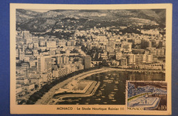 C MONACO BELLE CARTE  MAXI 1962 VUE SUR LE PORT + AFRANCHISSEMENT PLAISANT - Briefe U. Dokumente