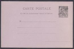 1892. NLLE CALACONIE. CARTE POSTALE COLONIES POSTES REPUBLIQUE FRANCAISE.  10 C. Blac... () - JF322028 - Briefe U. Dokumente