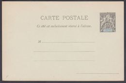 1900. NLLE CALACONIE ET DEPENDANCES. CARTE POSTALE.  10 C. Black.  () - JF322032 - Briefe U. Dokumente