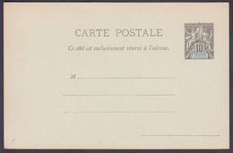 1900. NLLE CALACONIE ET DEPENDANCES. CARTE POSTALE.  10 C. Black.  () - JF322032 - Cartas & Documentos