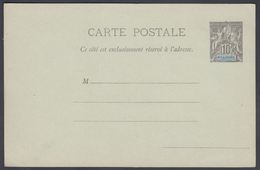 1900. NLLE CALACONIE ET DEPENDANCES. CARTE POSTALE.  10 C. Black.  () - JF322035 - Briefe U. Dokumente