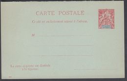 1900. NLLE CALACONIE ET DEPENDANCES. CARTE POSTALE. Double. 10 C. + 10 C. RESPONSE Ro... () - JF322050 - Briefe U. Dokumente