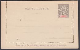 1900. NLLE CALACONIE ET DEPENDANCES. CARTE-LETTRE. 15 C. Gray.  () - JF322060 - Briefe U. Dokumente