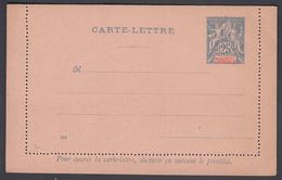 1900. NLLE CALACONIE ET DEPENDANCES. CARTE-LETTRE. 25 C. Blue.  () - JF322065 - Storia Postale