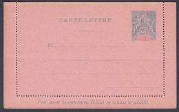 1900. NLLE CALACONIE ET DEPENDANCES. CARTE-LETTRE. 25 C. Blue.  () - JF322069 - Covers & Documents