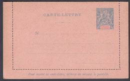 1900. NLLE CALACONIE ET DEPENDANCES. CARTE-LETTRE. 25 C. Blue.  () - JF322070 - Briefe U. Dokumente