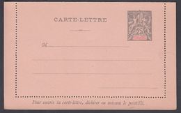 1900. NLLE CALACONIE ET DEPENDANCES. CARTE-LETTRE. 25 C. Black. () - JF322071 - Covers & Documents