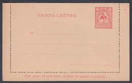 1905. NLLE CALACONIE ET DEPENDANCES. CARTE-LETTRE. 10 C. Red. Rhynochetos Jubatus. () - JF322074 - Storia Postale