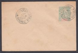 1896. NLLE CALACONIE ET DEPENDANCES. Envelope 115 X 75 Mm. 5 C. Green.  NOUVELLE CALA... () - JF322078 - Storia Postale