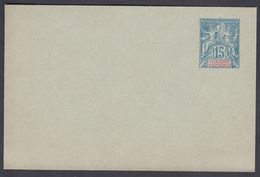 1900. NLLE CALACONIE ET DEPENDANCES. Envelope 115 X 75 Mm. 15 C. Blue.   () - JF322090 - Brieven En Documenten