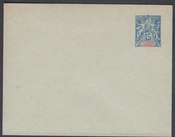 1900. NLLE CALACONIE ET DEPENDANCES. Envelope 122 X 95 Mm. 15 C. Blue.   () - JF322091 - Briefe U. Dokumente