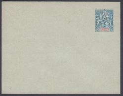 1900. NLLE CALACONIE ET DEPENDANCES. Envelope 122 X 95 Mm. 15 C. Blue.   () - JF322093 - Lettres & Documents