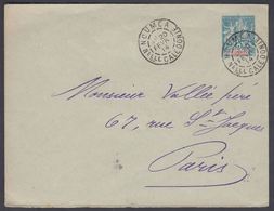 1914. NLLE CALACONIE ET DEPENDANCES. Envelope 145 X 112 Mm. 15 C. Blue.  NOUMEA NELLE... () - JF322094 - Lettres & Documents