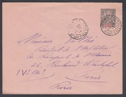 1914. NLLE CALACONIE ET DEPENDANCES. Envelope 145 X 112 Mm. 25 C. Black.  NOUMEA NELL... () - JF322109 - Briefe U. Dokumente