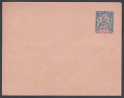 1900. NLLE CALACONIE ET DEPENDANCES. Envelope 122 X 95 Mm. 25 C. Blue.   () - JF322116 - Brieven En Documenten