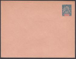 1900. NLLE CALACONIE ET DEPENDANCES. Envelope 145 X 112 Mm. 25 C. Blue.   () - JF322118 - Covers & Documents