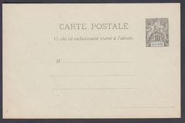 1900. GUYANE. CARTE POSTALE.  10 C. Black.  () - JF322138 - Covers & Documents