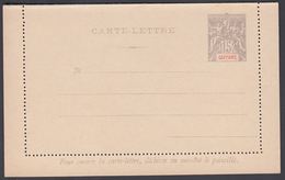 1900. GUYANE. CARTE-LETTRE.  15 C.  Gray.  () - JF322175 - Briefe U. Dokumente