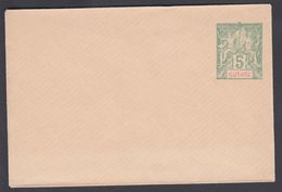 1900. GUYANE. Envelope. 107 X 71 Mm.  5 C.  Green.  () - JF322192 - Covers & Documents