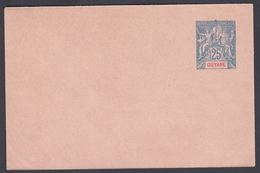 1900. GUYANE. Envelope. 115 X 75 Mm.  25 C.  Blue.  () - JF322212 - Storia Postale