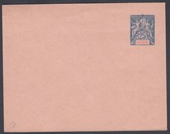 1900. GUYANE. Envelope. 122 X 95 Mm.  25 C.  Blue.  () - JF322214 - Lettres & Documents